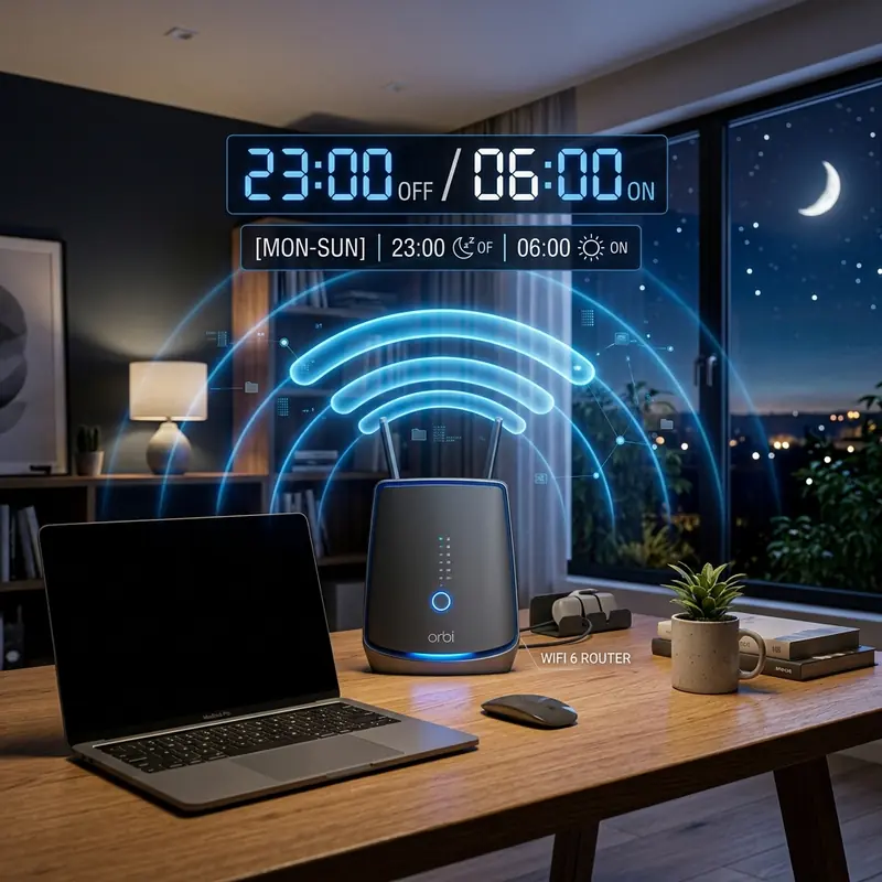 hẹn giờ tắt wifi tự động trên router