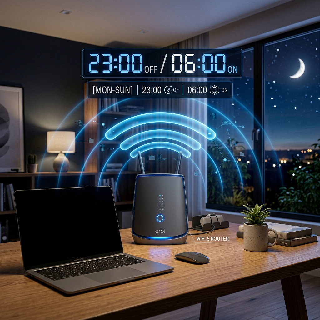hẹn giờ tắt wifi tự động trên router